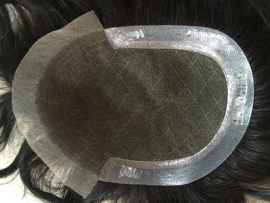 Mua Màu Ren Nâu Vừa Phải Tóc Người Toupee Nam Nút Tẩy Trắng cho vẻ ngoài Tự nhiên và Chân thực Lý tưởng online manufacture
