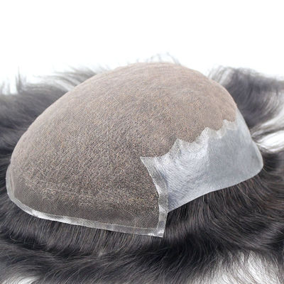 Buy 8x10In Stock Hair System Natural Black Male Toupee Customized online manufacture