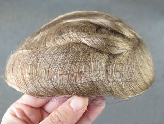 Buy 6in Long Stock Hair System Lace Mens Human Hair Toupee Medium Density online manufacture