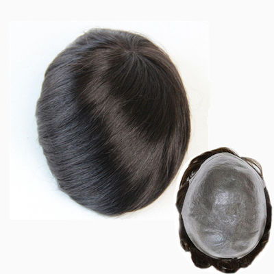 Buy Toupee Hair Replacement System Short Length 0.4mm Thickness High Quality Toupees online manufacture