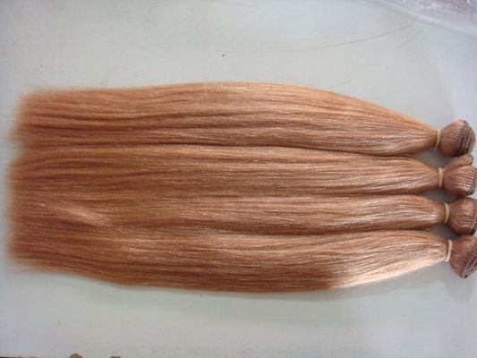 Buy 100g Bundle And Closure Straight Blonde Weaving Hair Extensions online manufacture