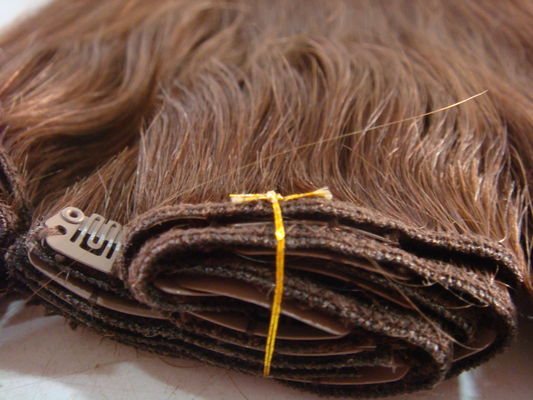Buy 14in 16in 18in Wavy Human Hair Extensions Bronde Hair Extensions online manufacture
