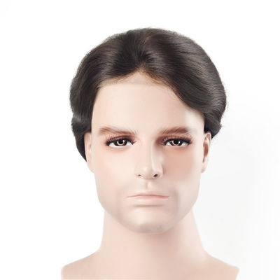 acheter Lace française avec périmètre en PU Système de coiffure naturel de cheveux noirs Couleur personnalisée Solutions de coiffure personnalisées fabrication en ligne