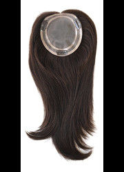 Buy Curly Human Hair Wig Three Part Parting Space and Straight Hair Texture online manufacture