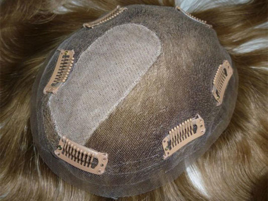 Good price Medium Density Men'S Toupee Male Toupee With Clips Attachment online