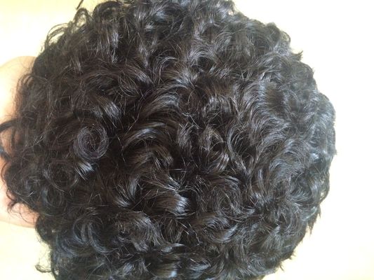 Good price 130% Density Naturally Black Hair Toupee Hairpieces For Women online