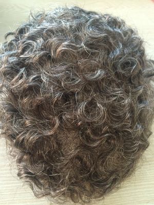 Good price Custom Mens Hair Pieces PU Base Stock Hair System Natural Hairline online