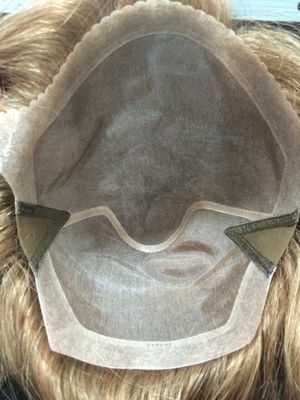 Good price Customizable Full Cap CUSTOM HAIR SYSTEM with Single Knot Customizable Style online