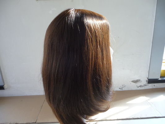 Good price Free Part Human Hair Wigs Heavy Density Hairpieces For Women online