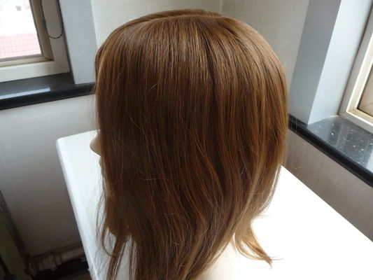 Good price 12-24 Inches Full Lace Wig Adjustable Full Wigs Human Hair Custom online