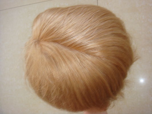 Good price Customized 100% Human Hair Straight Blonde Wig Lace Front online