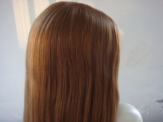 Good price Adjustable 100 Human Hair Straight Ladies Wigs Average Cap Size online
