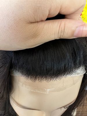 Good price Silicone Medical Wig Cap Medical Human Hair Wigs For Alopecia online