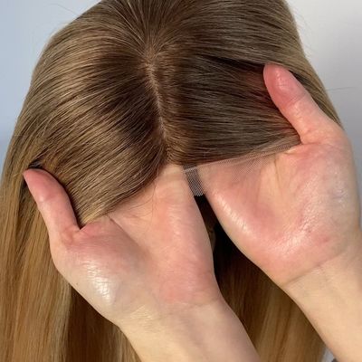 Good price Post Surgical Scalp Medical Silicone Wigs / Chemotherapy Patients Wigs Medical online