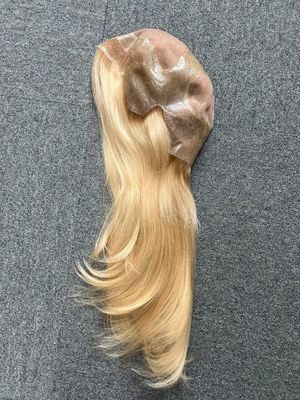 Good price Natural Medical Silicone Wigs Blonde Wigs For Medical Hair Loss online
