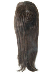 Un buon prezzo. Topper per capelli Remy 5x5 pollici resistenti al calore, mossi, personalizzati in linea