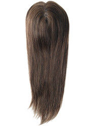 Good price 8-16 Inches Natural Hair Toppers 100% Human Hair Topper Natural Looking online